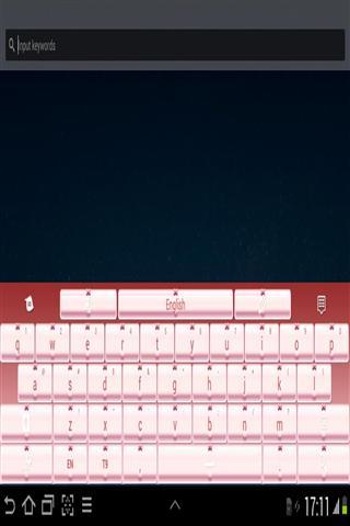 粉红色的皮肤的键盘截图1