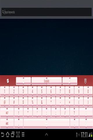 粉红色的皮肤的键盘截图3