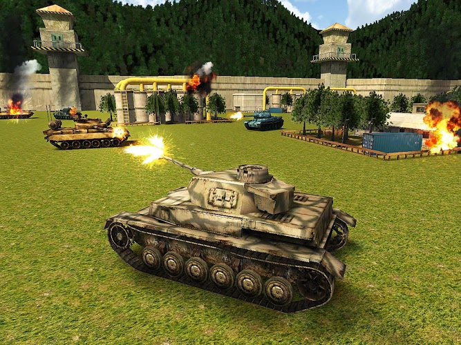 坦克大战之世界大战3D 金币修改版截图1