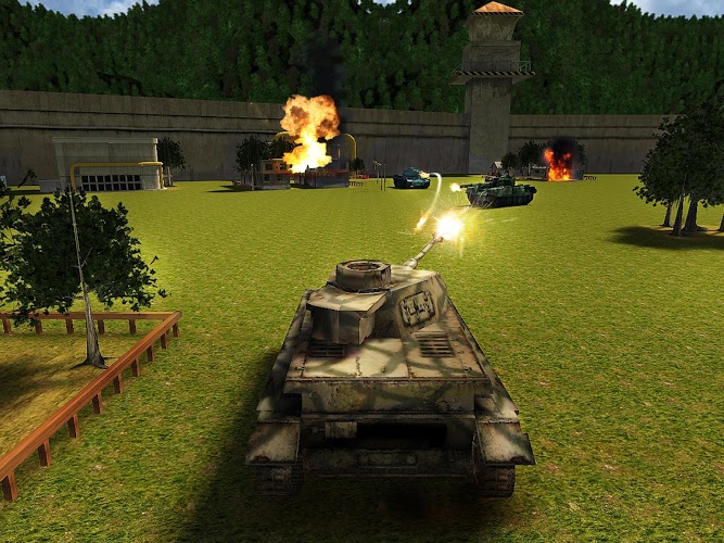 坦克大战之世界大战3D 金币修改版截图2