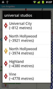 洛杉矶 地铁24地图截图