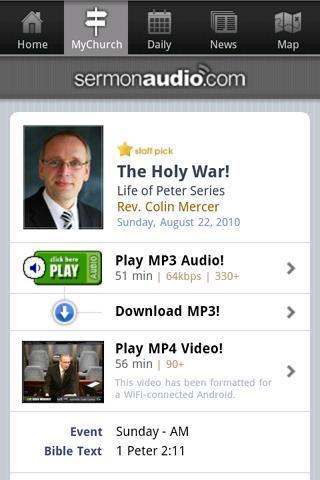 SermonAudio的Android版截图2