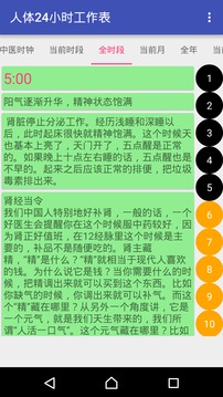 人体24小时工作表截图