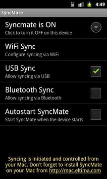 安卓同步工具(SyncMate for Android)截图