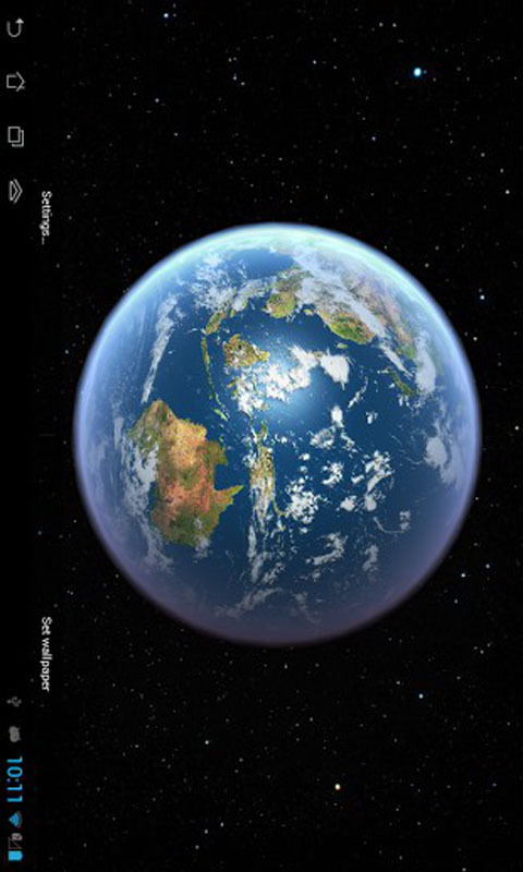 地球旋转动态桌面截图2