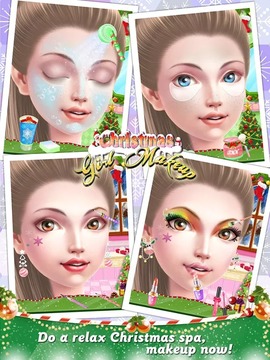圣诞女孩化妆截图