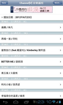 华语流行音乐排行榜～附MV影片、MP3音乐、歌词等快速搜寻截图