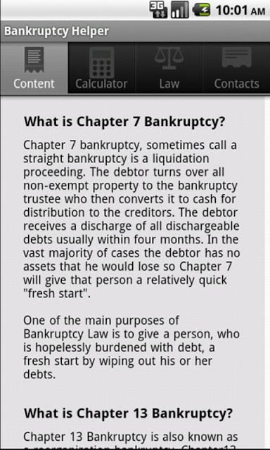 Bankruptcy Helper截图3