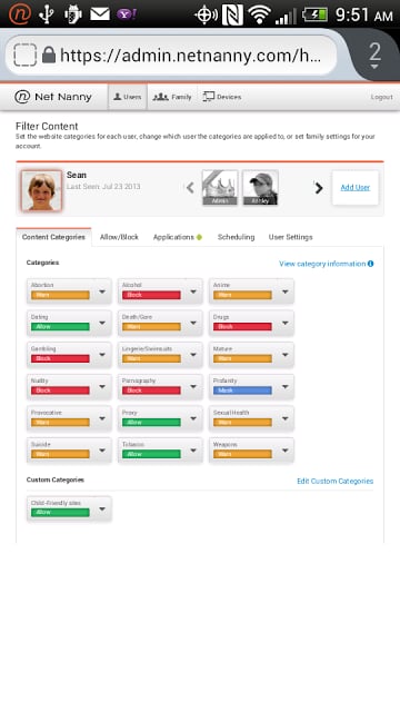 Net Nanny for Android截图2