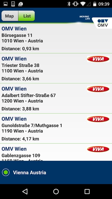 OMV Filling Station Finder截图4