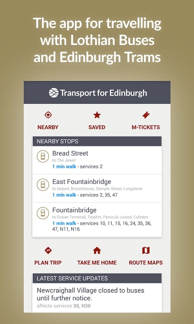 Transport for Edinburgh截图1