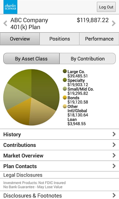 Schwab Workplace Retirement截图1