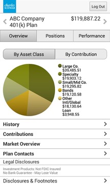 Schwab Workplace Retirement截图