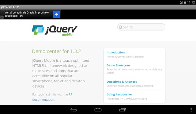 jQuery mobile 1.3.0 Demo...截图2