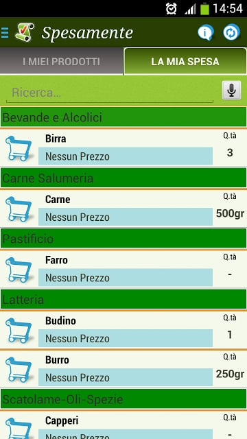 Spesamente Lista della Spesa截图3