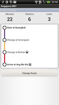 Singapore MRT截图