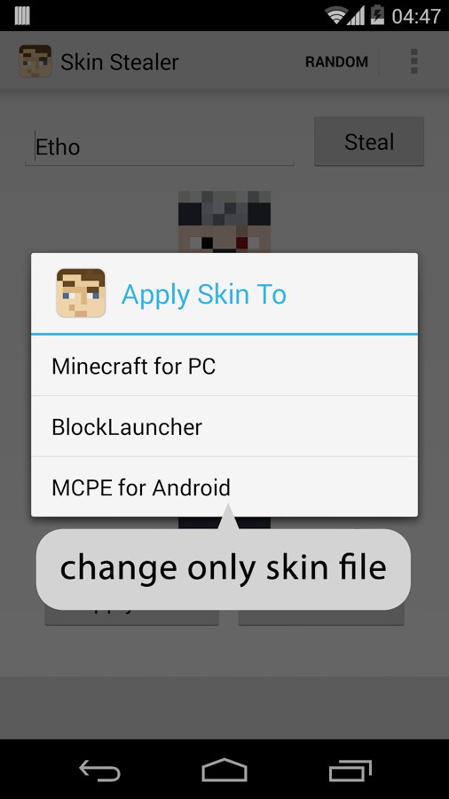 Minecraft皮肤偷取器截图1