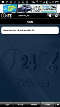 WSPA WX截图