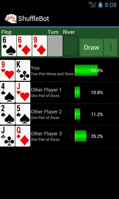 洗牌计算器 ShuffleBot Holdem Calculator截图3