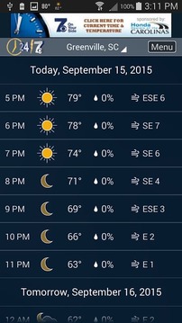 WSPA WX截图