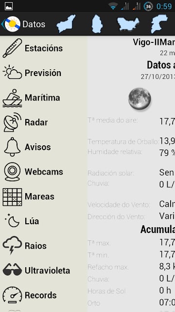 Datos Meteo Galiza截图6