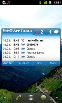 FRITZ!App Ticker Widget截图