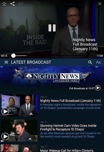 NBC Nightly News截图5