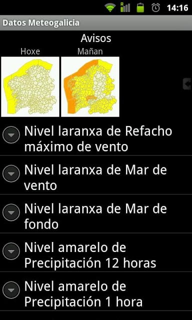 Datos Meteo Galiza截图2