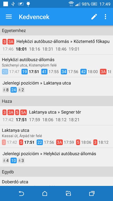 Debreceni Menetrend截图2