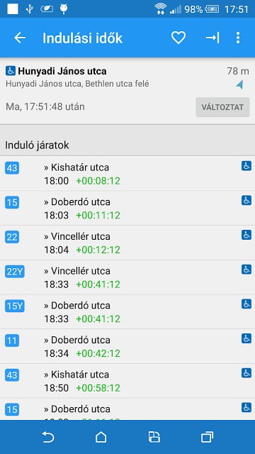 Debreceni Menetrend截图6