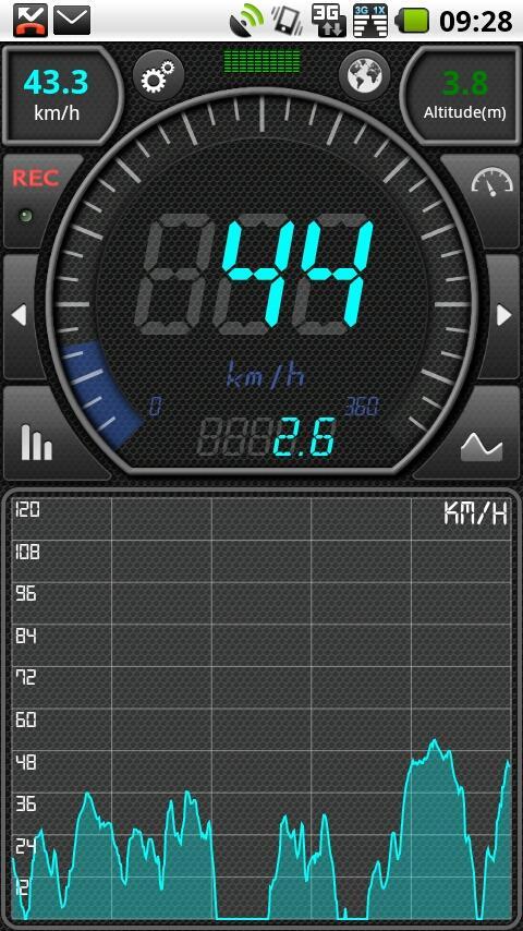 GPS车速表截图3