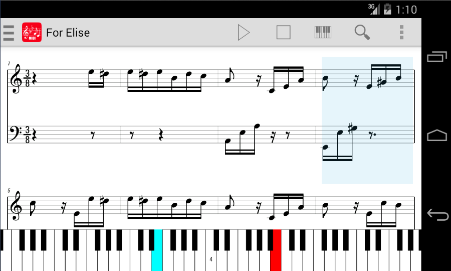 MIDI 乐谱截图5