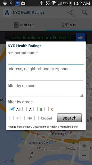 NYC Health Ratings截图1