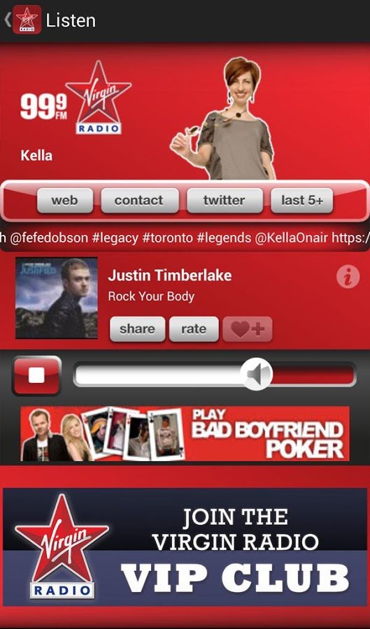 Virgin Radio Canada截图7