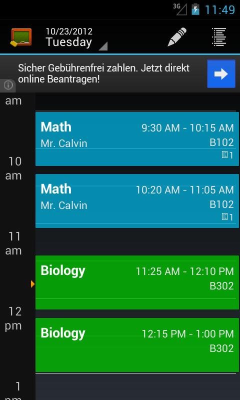 My Class Schedule（免费）截图6