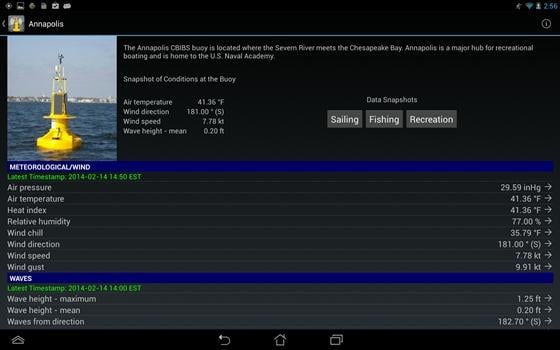 NOAA Smart Buoys截图5