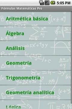 F&oacute;rmulas Matem&aacute;ticas截图