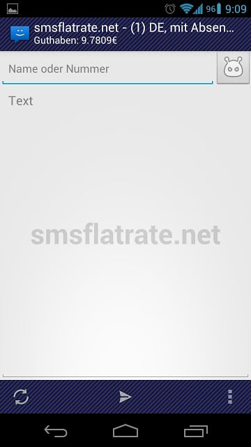 WebSMS: smsflatrate.net Addon截图1