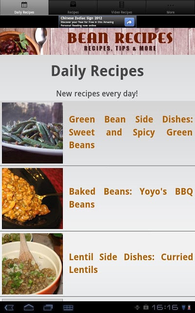 Bean Recipes!截图1