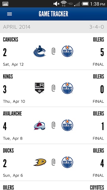 Edmonton Oilers Mobile截图4