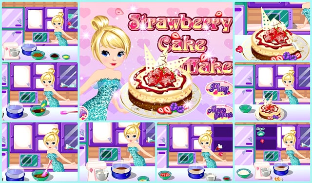Strawberry Cake Maker截图3