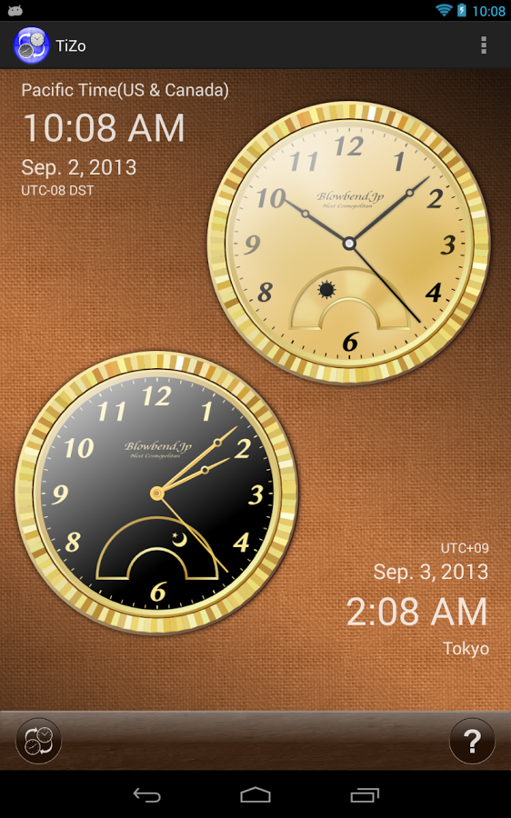 TiZo(world time clock)截图1