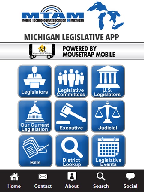 MTAM Michigan Legislative App截图3