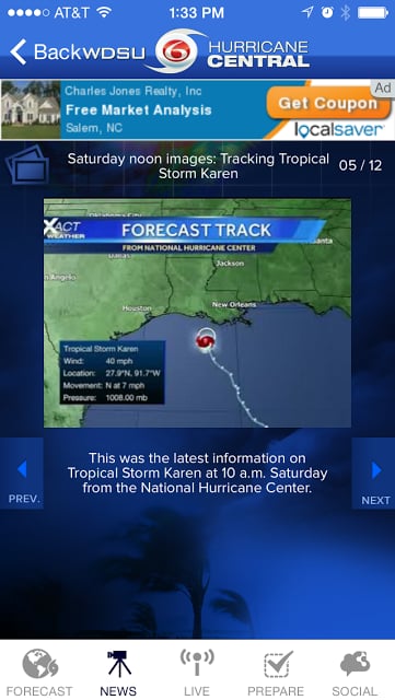 WDSU Hurricane Central截图9