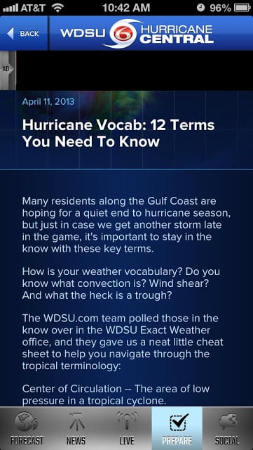 WDSU Hurricane Central截图2