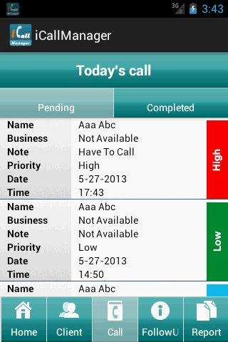 Sales Call Manager截图8