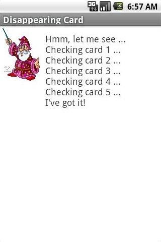 Disappearing Card Lite (Magic)截图3