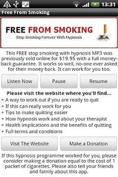 Free From Smoking - Hypnosis截图