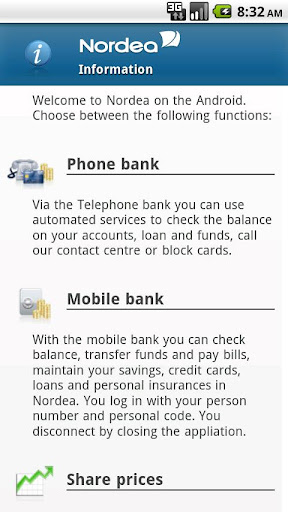 Nordeas mobilbank截图2