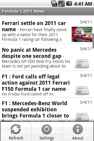 Formula 1 2011 News截图4
